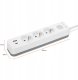 Montis Przedłużacz elektryczny biało-szary 3-gniazdowy z USB 5m MT185-WG-5 7