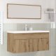 vidaXL Szafka Łazienkowa Dąb rzemieślniczy 100 x 38,5 x 46 cm 1