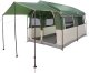 Namiot turystyczny vidaXL Namiot rodzinny z dachem zielony i biały 324 x 255 x 230 cm 2