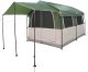 Namiot turystyczny vidaXL Namiot rodzinny z dachem zielony i biały 324 x 255 x 230 cm 4