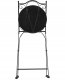 Krzesło ogrodowe Zestaw 2 Metal Czarny CAMPRENA 6
