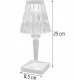 Lampka biurkowa Interlook 5564 KRYSZTAŁOWA LAMPKA NOCNA STOŁOWA DIAMENTOWA DOTYKOWA LED USB 13
