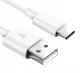Kabel USB Interlook USB-A - USB-C 1 m Biały (5903726605335) 1