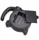 Interlook Latarka halogen cob ręczny boczna warsztatowa W30-BLACK 6