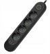 Listwa zasilająca Interlook Listwa zasilająca LH-F04U-BLACK 7 gniazd 3 m czarny 2