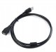 Kabel USB Interlook USB-A - USB-A 1.5 m Czarny (5903726620222) 1