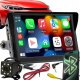 RADIO SAMOCHODOWE 7 CALI ANDROID APPLE CARPLAY KAMERA COFANIA MULTIMEDIALNE 1