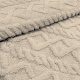 Koc 200x220 beż Aries tłoczony przytulny miękki narzuta do sypialni 2