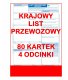 Krajowy List Przewozowy 80 kartek - 4 odcinki - 20 kompletów 1