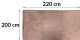 kontrast Koc 200x220 ciemny beżowy Fuero przytulny ciepły elegancki narzuta stylowy 6