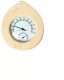 Sauna THERMOMETER WITH HYGROMETER 1
