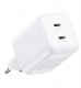 Ładowarka Ugreen Ładowarka Dual USB-C GaN 45W X526 (biały) 4