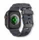 Yaxo Pasek do Apple Watch Rugged Evo Sport Band 44/45/46/49 mm Lava Black 3