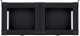 Pralka vidaXL Podstawka na Pralkę 2 pcs Czarny 64 x 55 x 32.5 cm Stal 7