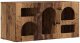 vidaXL Szafka pod telewizor Stare drewno 80 x 35 x 40 cm 2
