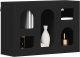 vidaXL Szafka wisząca czarny 60 x 20 x 40 cm materiał z drewna pochodzenia 3