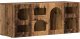 vidaXL Szafka pod telewizor Stare drewno 100 x 35 x 40 cm 2