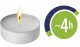LEGO AURA Podgrzewacze Tealights Dekoracja Premium 4h 100 szt. pf10-100s 13