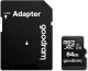 GOODRAM Karta Pamięci MicroSD 64GB CL10 UHS I + Adapter 4