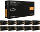 Rękawice Nitrylowe 100 sztuk / Czarne / Rozmiar: 6 - XS / Nitrylex Black - 10 szt. 6