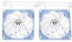 Wentylator Thermaltake CT120 Reverse ARGB Sync Blue 2-pack (CL-F200-PL12BU-A) 2