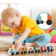LeanToys Pociąg Edukacyjny Klocki Do Złożenia Litery Cyfry Kolorowy 16 el. 3