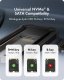 Icy Box Obudowa M.2 NVMe i SATA USB 3.2 Gen 2, 10 Gbit/s IB-1827MCP-C31 5