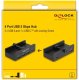 HUB USB Delock huby i koncentratory USB 2.0 Type-A 5000 Mbit/s Czarny 5
