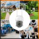 Bezprzewodowa Obrotowa Kamera WiFi 5MPx QHD QuadHD Alarm Powiadomienia PUSH 10