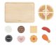 Viga Toys 44260 PolarB Drewniana kuchenka piekarnik i zestaw ciastek 6