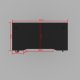 Biurko ACV CR2009BK Czarne 100 cm x 50 cm 5