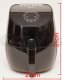 Frytkownica beztłuszczowa air fryer Berlinger | termoobieg | programy | LCD 13