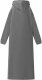 vidaXL Bluza-koc Ciemnoszary Fleece i Flanela 4