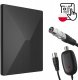 ANTENA TV WEWNĘTRZNA ZEWNĘTRZNA DC 5V UHV/VHV/FM MOCNY WZMACNIACZ HD 4K 6