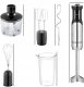 Blender Retoo Blender ręczny Bledner OR1106 1200 W srebrny/szary 2