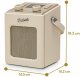 Roberts Radio Revival Mini 2 Pastel Cream 6