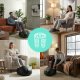 Masażer elektryczny do stóp z funkcją grzania refleksologia 3 tryby pilot 40W ModernHome 3