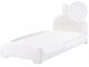 Beliani Łóżko dziecięce Królik Boucle PERROS 90 x 200 cm Broken white 1