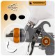 PISTOLET LAKIERNICZY DO MALOWANIA LAKIEROWANIA HVLP ZBIORNIK 600 ML ZESTAW 2