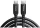Kabel USB Axagon USB-C - USB-C 0.5 m Czarny (BUCM4X-CM05AB) 1