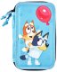 Piórnik Euromic Bluey 2-compartment filled pencil case, 300D RPET nylon, A6 notebook, sharpener, ruler 15 cm, 12 colouring pencils, 2 pencils, eraser, 300D nylon, 19.5 x 12.5 x 5 cm 1