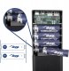 Obudowa Power Bank AK-BC-05 Ładowarka bezprzewodowa 12x Li-Ion 18650 QI QC4+ PD 22.5W 6