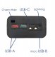 Obudowa Power Bank AK-BC-05 Ładowarka bezprzewodowa 12x Li-Ion 18650 QI QC4+ PD 22.5W 7