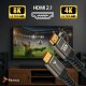 Kabel HDMI 2.1 8K 4K 144Hz 120Hz UHD eARC VRR HDR 48Gbps Przewód TV XBOX 5M 6