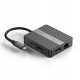HUB USB Zenwire Hub USB-C 7w1 Adapter USB 3.0 HDMI 4K 60Hz Display Port Gigabit RJ-45 1000M BS-HP706 13