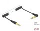 DeLOCK Kabel Spiralny Momo Jack 6,35 mm 2 piny do męskiego mono jack 2 m, czarny 1