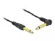 DeLOCK Kabel Spiralny Momo Jack 6,35 mm 2 piny do męskiego mono jack 2 m, czarny 2