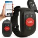Bransoletka Alarmowa SOS 4G Lokalizator Opaska GPS Seniora Pomiar Pulsu App 1