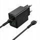 Ładowarka Hoco Ładowarka sieciowa do telefonu USB A + USB C QC3.0 PS AFC 3A 30W + kabel USB C do USB C N71 czarna 1