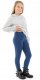 LAEMI Ocieplane Elastyczne legginsy dziecięce Getry Jeans 140 5